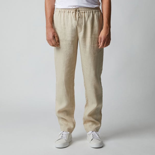 Singular Society Men's Linen Drawstring Trousers