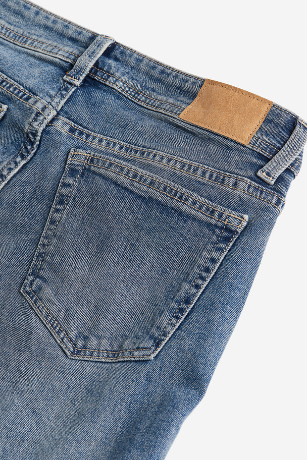 H&M Flared Low Jeans Denimblauw