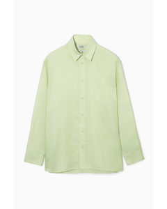 Lightweight Twill Shirt Light Green