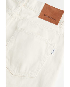 Doc Twill Pants Off White - Woodbird - 450 kr