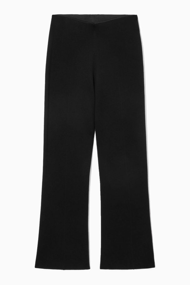 COS Milano-knit Trousers Black