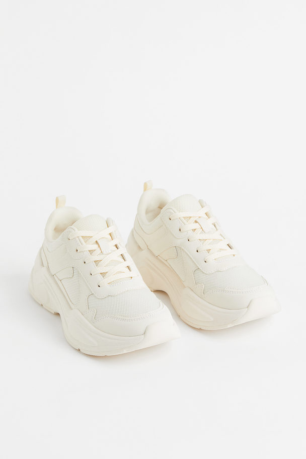 H&M Trainers Natural White