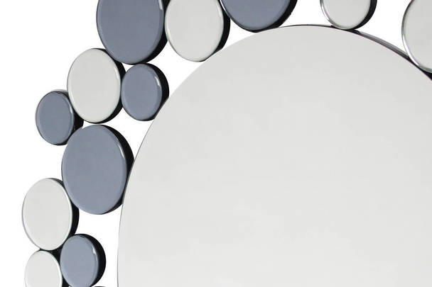 360Living Wall Mirror Bubble 1925 Silver / Grey