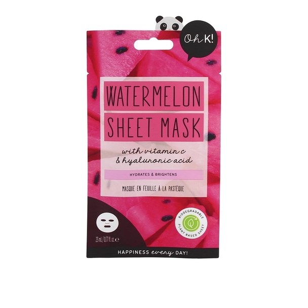 Oh K! Oh K! Hydrating Watermelon Sheet Mask With Hyaluronic Acid