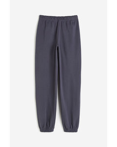 Joggpants aus Baumwollmix Dunkelgrau