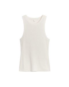 Knitted Tank Top White