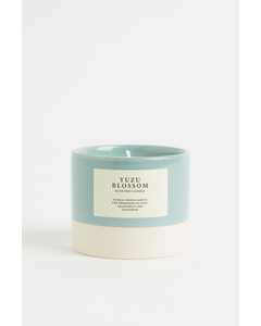 Scented Candle In A Holder Light Blue/yuzu Blossom