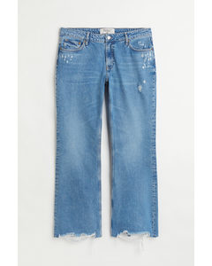 H&m+ 90s Flare Low Jeans Denimblå