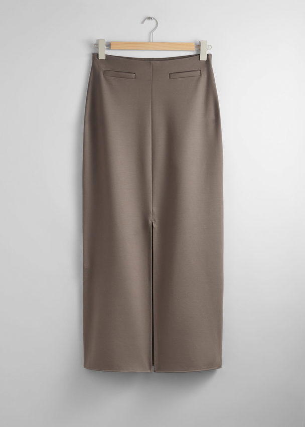 & Other Stories Pencil Maxi Skirt Mole