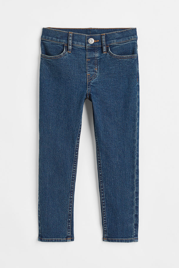 H&M Superstretch Slim Fit Jeans Dunkelblau