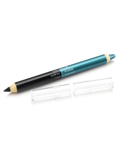 Beauty Uk Double Ended Jumbo Pencil No.3 - Black&turquoise