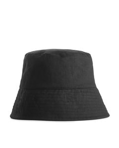 Linen Bucket Hat Black
