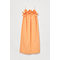 Kleid mit Volants Orange