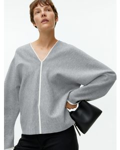 Wool Pullover Grey Melange
