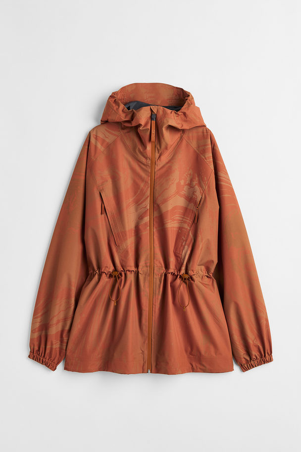 H&M Stormmove™ 2.5-layer Jacket Light Brown/patterned