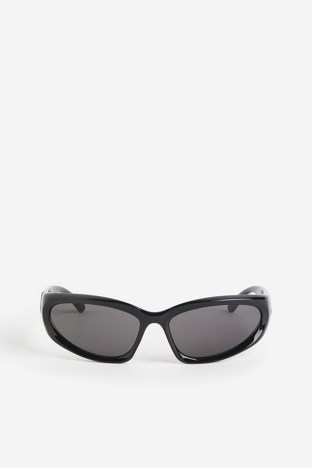 H&M Sportive Sonnenbrille Schwarz