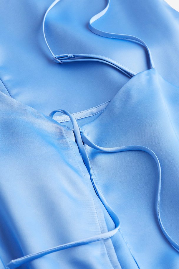 H&M Satijnen Pyjama Blauw