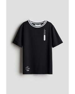 Interlock Jersey T-shirt Black