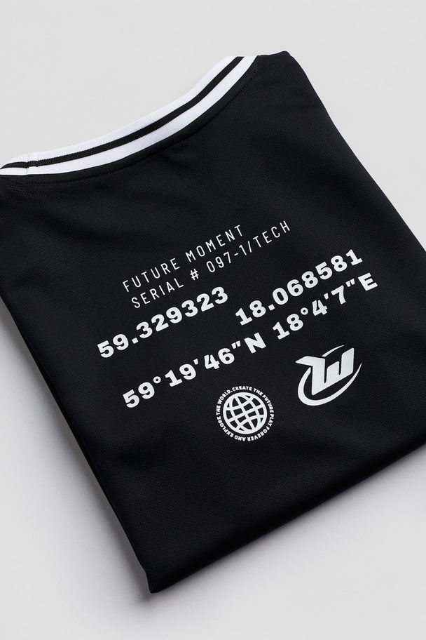 H&M Interlock Jersey T-shirt Black