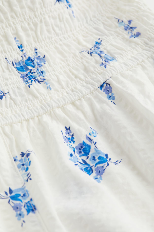 H&M Patterned Jumpsuit White/floral