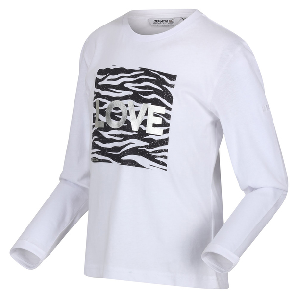 Regatta Regatta Childrens/kids Wenbie Iii Zebra Print Long-sleeved T-shirt