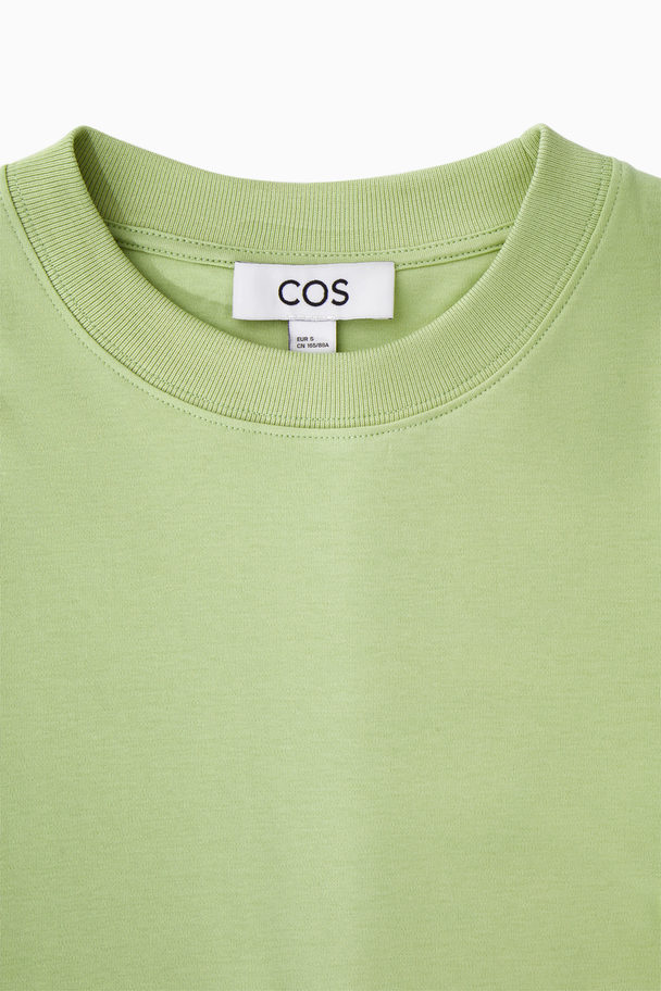COS The Clean Cut T-shirt Ljusgrön