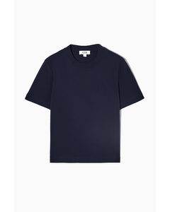 Klassisk T-shirt Marinblå