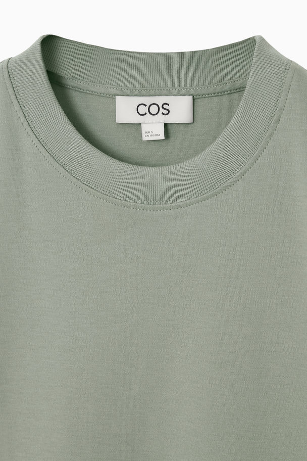 COS Clean Cut T-shirt Khaki