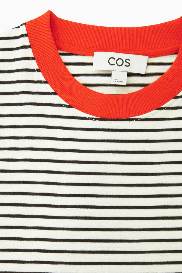 COS The Clean Cut T-shirt Marinblå/vit