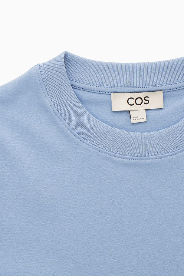 COS Clean Cut T-shirt Light Blue