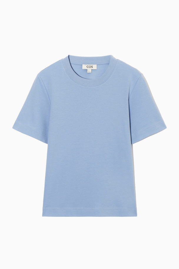 COS Klassisk T-shirt Ljusblå
