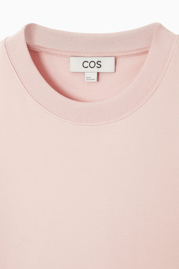 COS Clean Cut T-shirt Dusty Pink