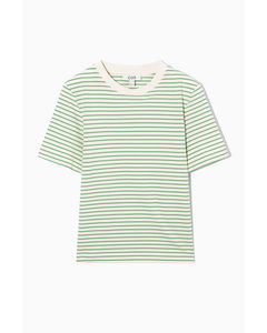 Regular-fit Heavyweight T-shirt Green / White