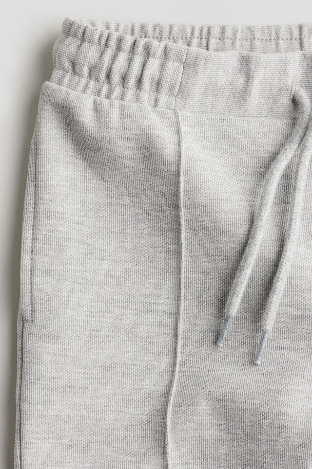 H&M Elegante Joggpants Hellgraumeliert