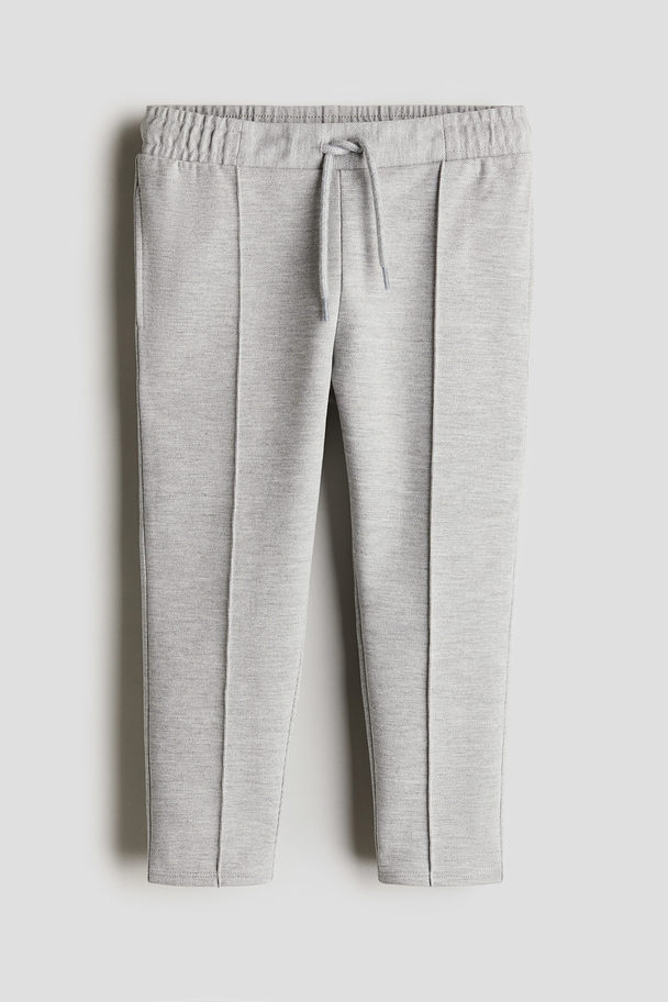 H&M Dressy Joggers Light Grey Marl