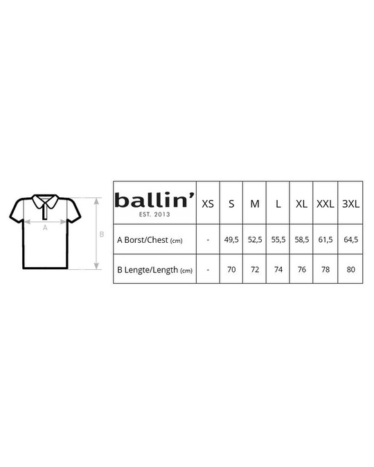 Ballin Est. 2013 Ballin Est. 2013 Basic Polo Antraciet