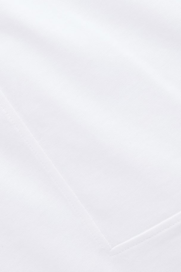 COS Kimono-shape Sleeve Jersey Top White