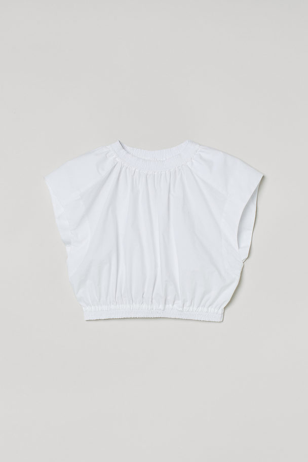 H&M Cropped Top White