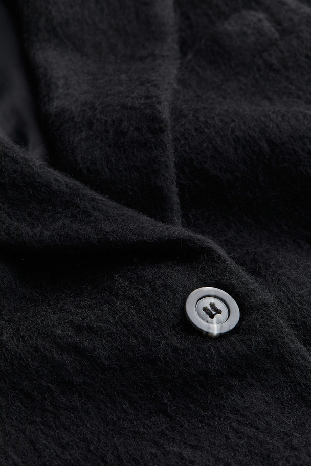 H&M Oversized Wool-blend Blazer Black