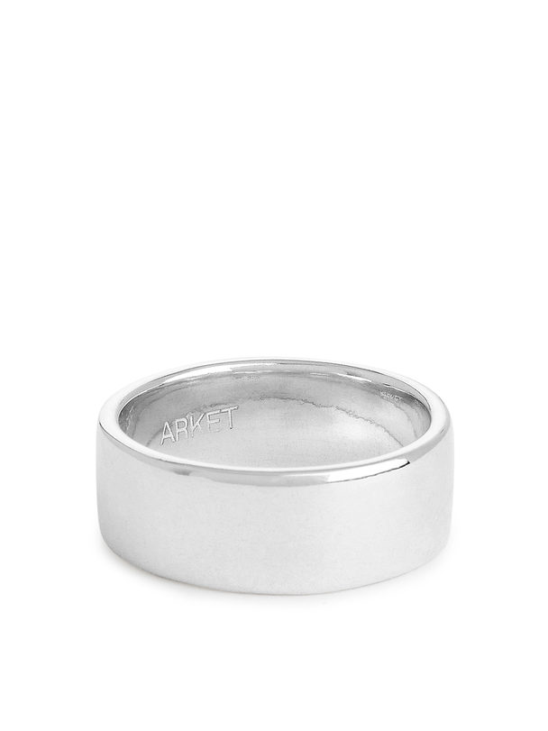 ARKET Ring aus Sterlingsilber Silber