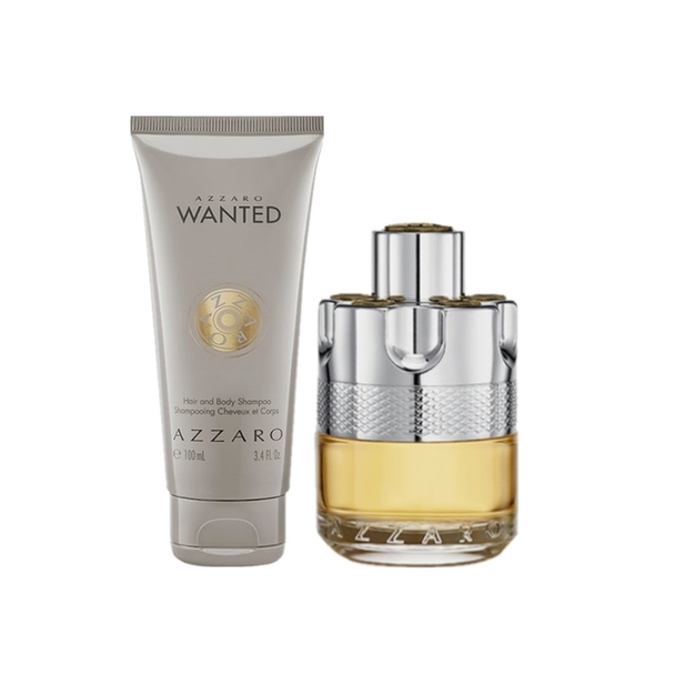 Azzaro Giftset Azzaro Wanted Edt 100ml + 100ml Hair & Body Shampoo