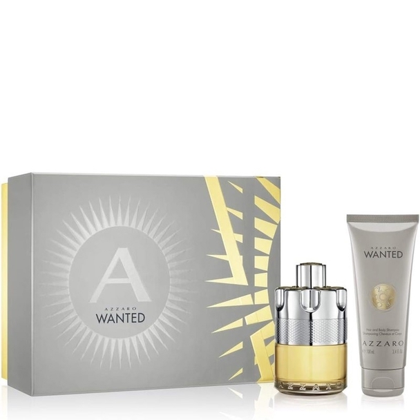 Azzaro Giftset Azzaro Wanted Edt 100ml + 100ml Hair &amp; Body Shampoo