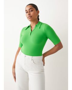 Collared Bodysuit Lime