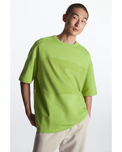 Oversized-fit Sweat T-shirt Green