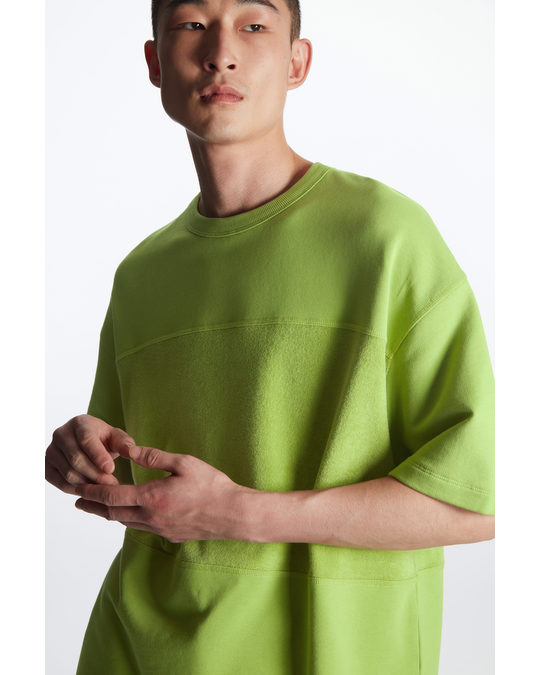 COS Oversized-fit Sweat T-shirt Green