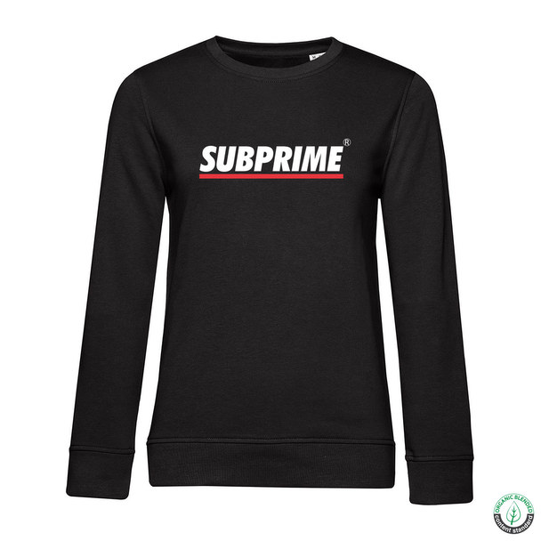 Subprime Subprime Sweater Stripe Black Zwart