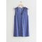 Sleeveless Printed Mini Dress Blue Print