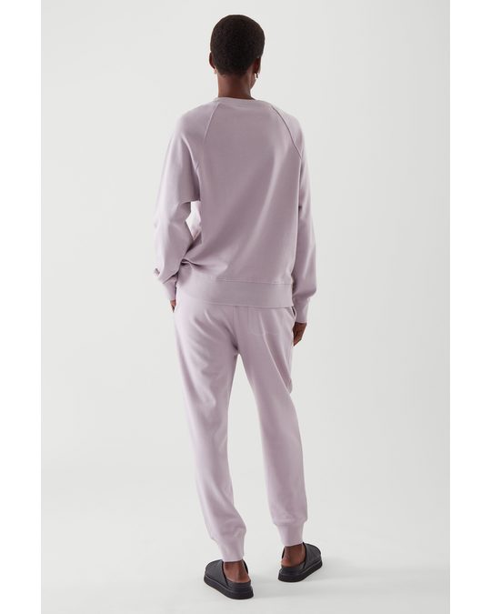 COS Relaxed-fit Terry Sweatshirt Lilac