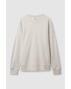 Relaxed-fit Terry Sweatshirt Light Grey