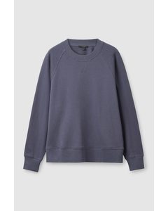 Relaxed-fit Terry Sweatshirt Blue